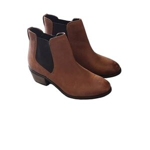 Brown Leather Ankle Boots